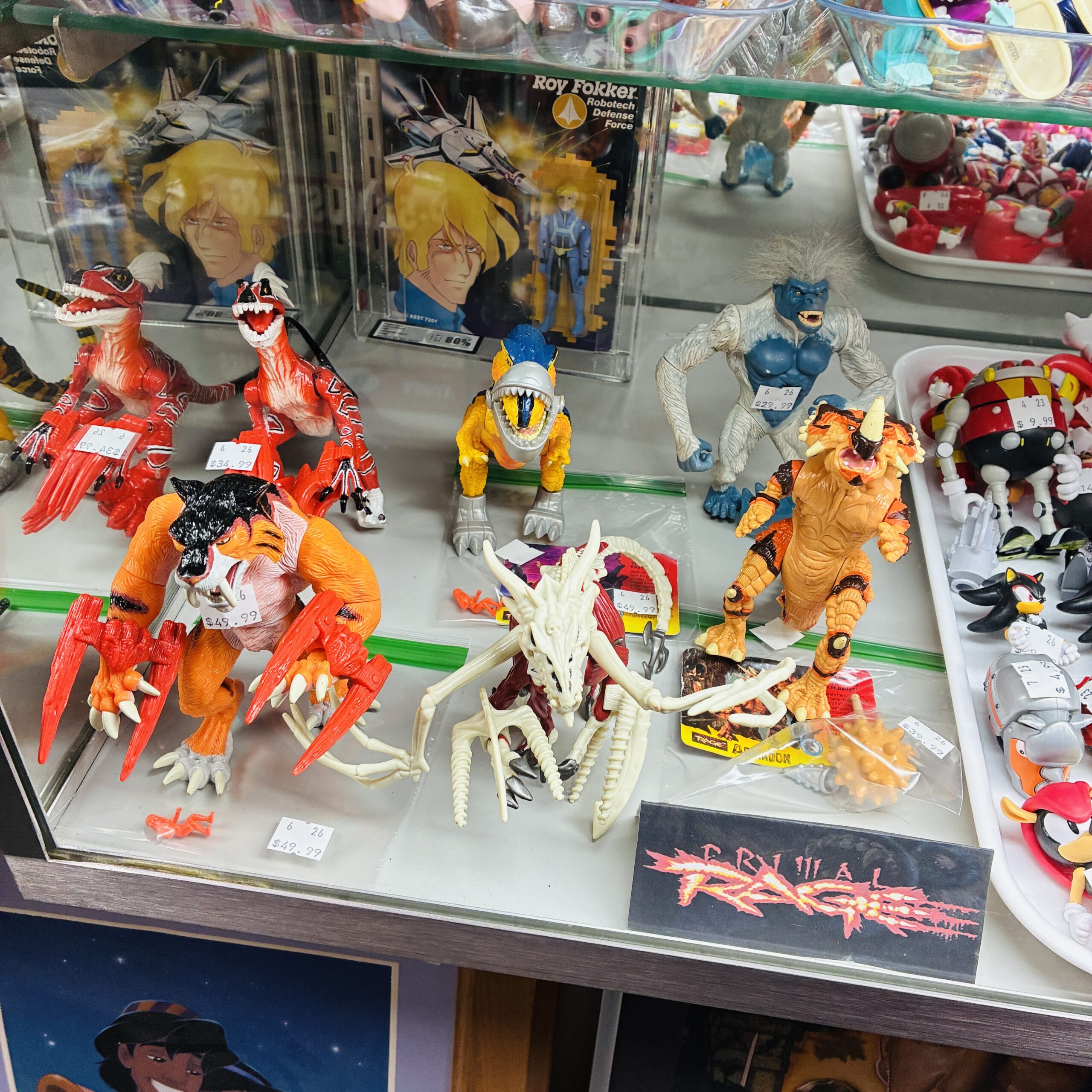 Vintage Primal Rage Action Figures