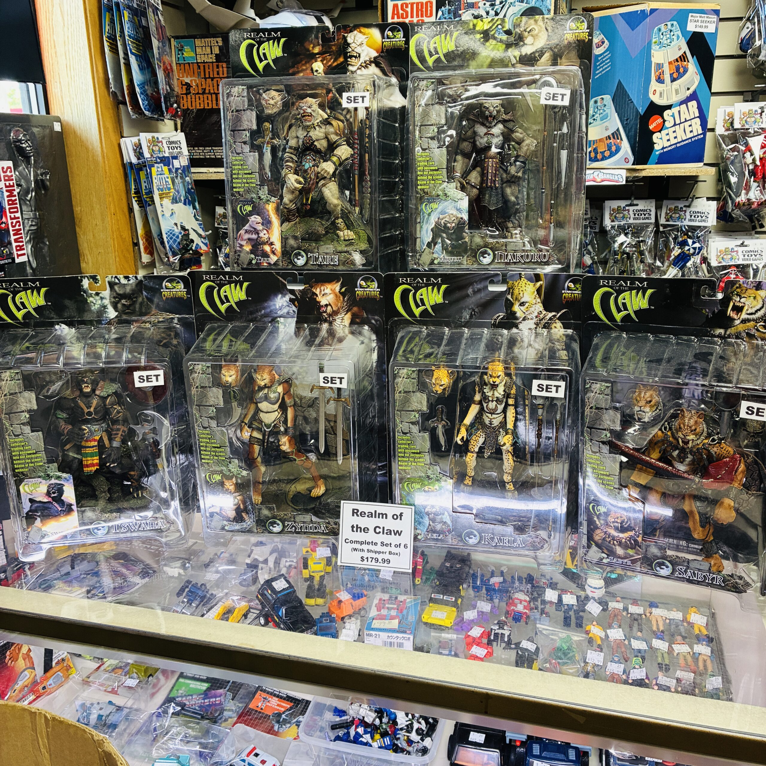 Rare Stan Winston Creatures: Realm of the Claw Figures Now Available- NEW Complete Set of 6! $180